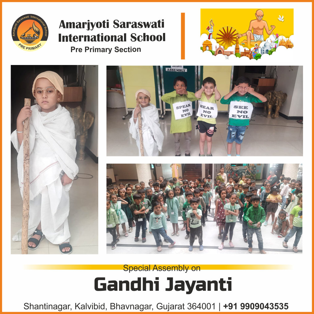 2. Special assembly on Gandhi Jayanti