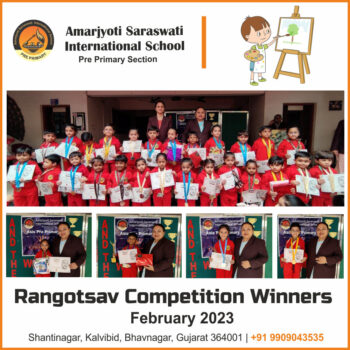 Rangotsav Competition Winners | February 2023 – ASIS Pre-Primary